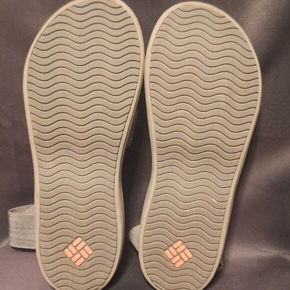 Columbia womens gray Barraca stretch ankle strap outdoor sandals size 9 - Picture 5 of 8